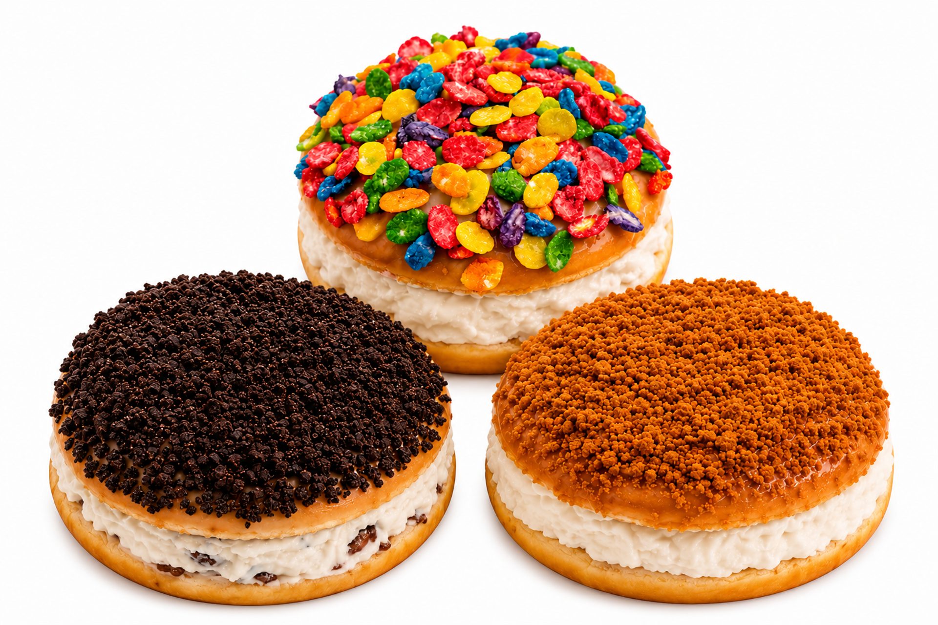Loaded and Glazed Ice Cream Donut