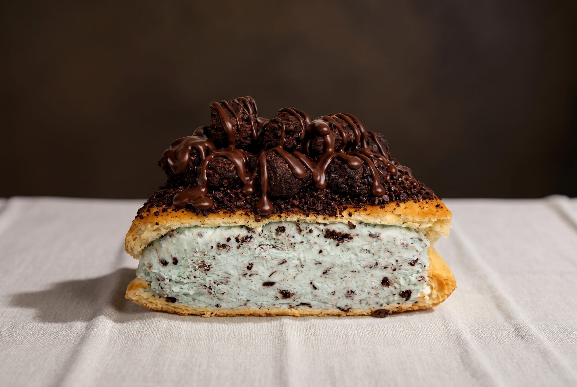 The Ultimate Hot-Pressed Ice Cream Donut Experience